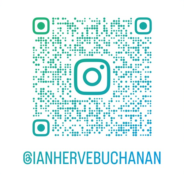 QR code to follow Buck, @ianhervebuchanan, on Instagram